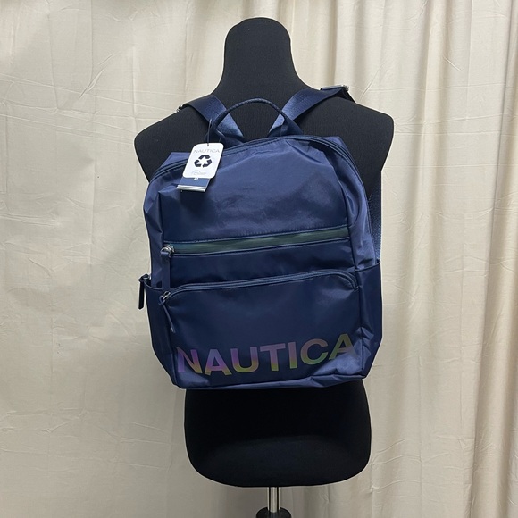 Nautica Bags Nwt Nautica Mini Backpack Navy Wrainbow Colored Logo